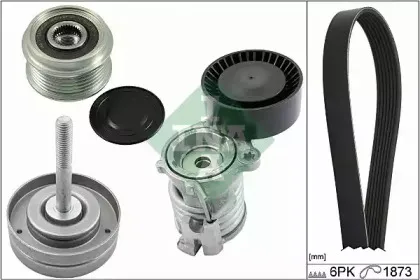 Поликлиновой ременный комплект INA купить