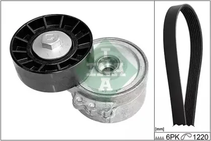 Поликлиновой ременный комплект INA купить