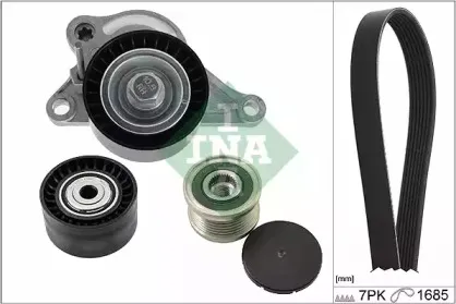 Поликлиновой ременный комплект INA купить