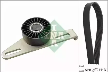 Роликовий модуль натягувача ременя (ролик, ремінь) INA купить