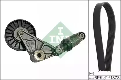 Поликлиновой ременный комплект INA купить