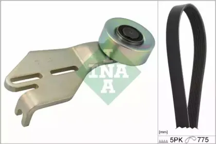 Поликлиновой ременный комплект INA купить