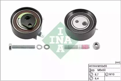 Комплект роликов, зубчатый ремень INA купить