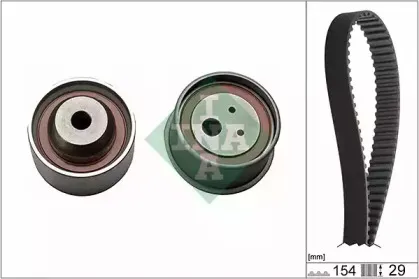 Роликовий модуль натягувача ременя (ролик, ремінь) INA купить