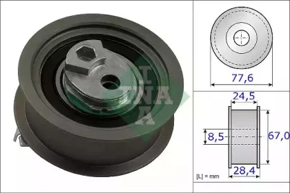 Натяжной ролик, ремень ГРМ INA купить