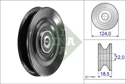Паразитный / ведущий ролик, поликлиновой ремень INA купить