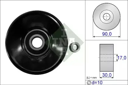 Паразитный / ведущий ролик, поликлиновой ремень INA купить