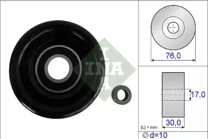 Паразитный / ведущий ролик, поликлиновой ремень INA купить
