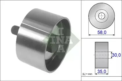 Паразитный / ведущий ролик, поликлиновой ремень INA купить