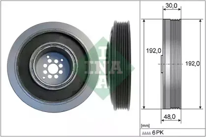 Ременный шкив, коленчатый вал INA купить