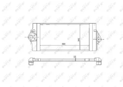 Радіатор наддуву NRF купить