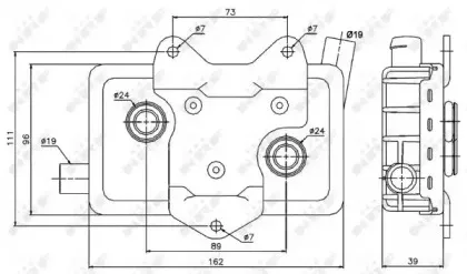 Масляный радиатор NRF купить