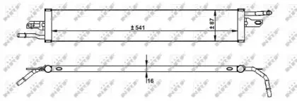 масляный радиатор, двигательное масло NRF купить