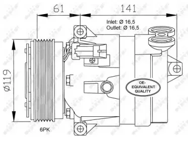 Компрессор, кондиционер NRF купить