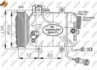 Компрессор, кондиционер NRF купить