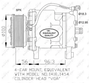 Компрессор, кондиционер NRF купить