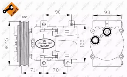 Компрессор, кондиционер NRF купить