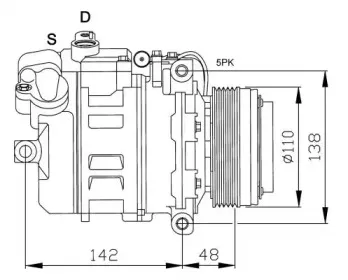 Компрессор, кондиционер NRF купить