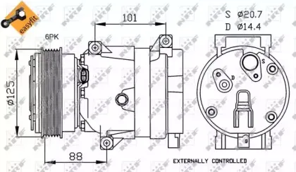 Компрессор, кондиционер NRF купить