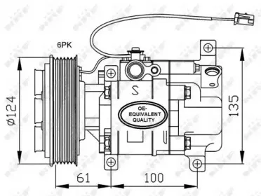 Компрессор, кондиционер NRF купить