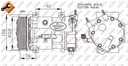 Компрессор, кондиционер NRF купить