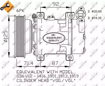 Компрессор, кондиционер NRF купить
