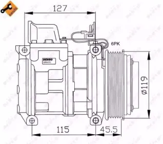 Компрессор, кондиционер NRF купить