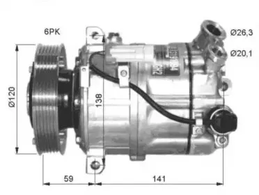 Компрессор, кондиционер NRF купить