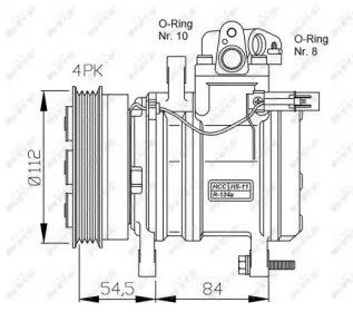 Компрессор, кондиционер NRF купить