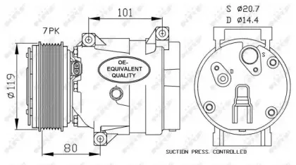 Компрессор, кондиционер NRF купить