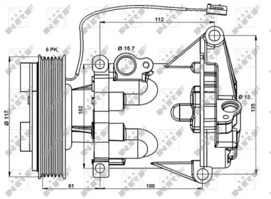 Компрессор, кондиционер NRF купить