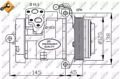 Компрессор, кондиционер NRF купить