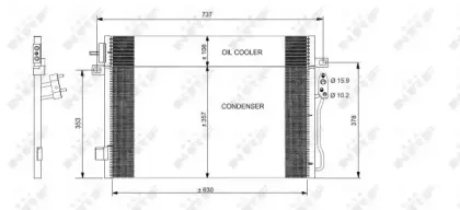 Конденсатор, кондиционер NRF купить