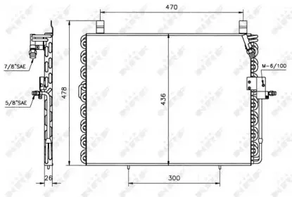 Конденсатор, кондиционер NRF купить