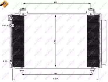 Конденсатор, кондиционер NRF купить