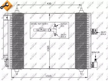 Конденсатор, кондиционер NRF купить