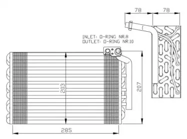 Испаритель, кондиционер NRF купить