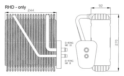 Испаритель, кондиционер NRF купить