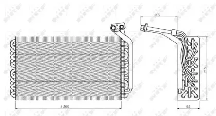Испаритель, кондиционер NRF купить