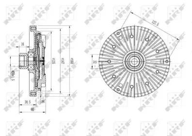 Муфта вентилятора NRF купить