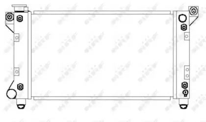 Радиатор, охлаждение двигателя NRF купить