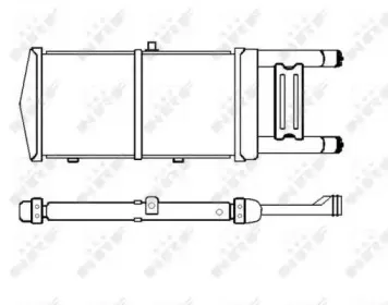 Радиатор, охлаждение двигателя NRF купить