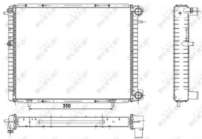 Радиатор, охлаждение двигателя NRF купить