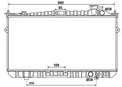 Радиатор, охлаждение двигателя NRF купить