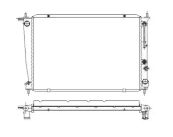 Радиатор, охлаждение двигателя NRF купить