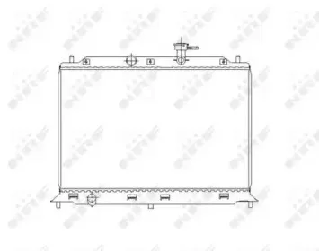 Радиатор, охлаждение двигателя NRF купить