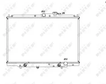 Радиатор, охлаждение двигателя NRF купить