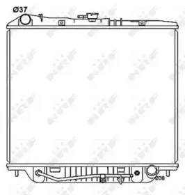 Радиатор, охлаждение двигателя NRF купить