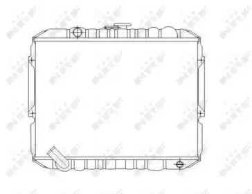 Радиатор, охлаждение двигателя NRF купить