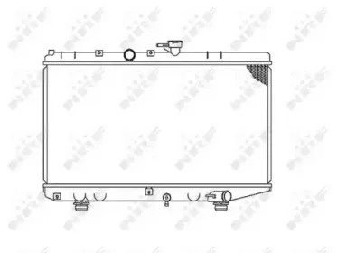 Радиатор, охлаждение двигателя NRF купить